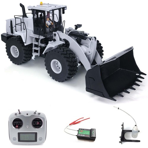 WA470 1/14 Metal Hydraulic RC Loader Construction Vehicle Servo Sound Light ESC - Picture 2 of 11