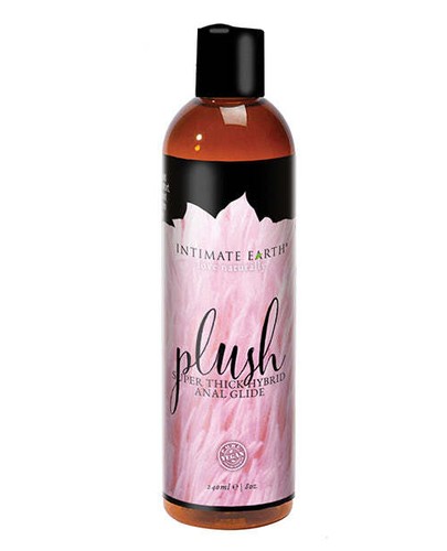 Intimate Earth Plush Water Silicone Hybrid Anal Glide Long Lasting Smooth 2-8oz - Picture 5 of 6