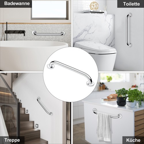 1/3/5PCS Stainless Steel Grab Bar Bathroom Safety Handicap Shower Tub Handle New - Picture 7 of 11