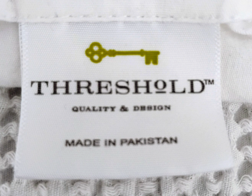 Juego de 2 fundas de almohada Threshold Target gofre de algodón blanco - Imagen 4 de 8