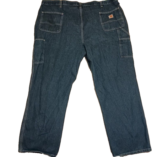 Neu Carhartt Blue Jeans Herren 48x30 Latzhose Passform 100% Baumwolle (DREI (3) PAAR) - Bild 3 von 5