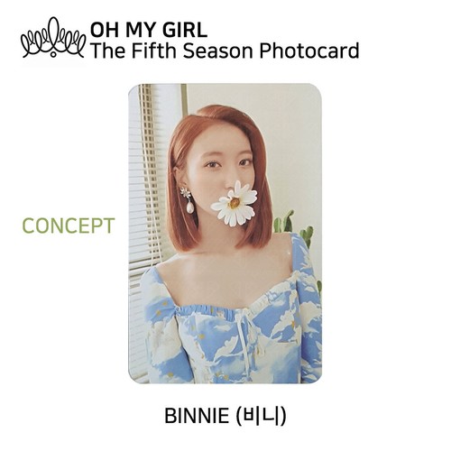 Tarjeta fotográfica oficial de Oh My Girl primer álbum de la quinta temporada KPOP K-POP - Imagen 30 de 42