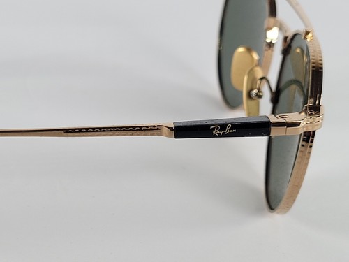 RAY BAN Sunglasses Round Ii Titanium RB8237 313852 Arista w Green 50-20-140 - Picture 4 of 17