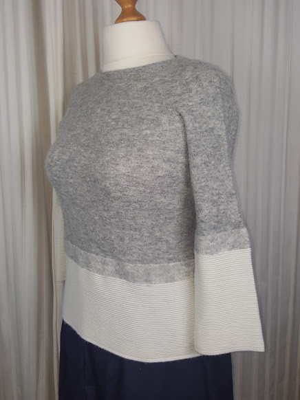 Femmes Comme neuf Gris Velvet Gris neuf & Crème Mélange Laine Pull UK14 Crop Sleeve Boxy Knit 4c6fea Femmes Comme neuf Gris Velvet Gris neuf & Crème Mélange Laine Pull UK14 Crop Sleeve Boxy Knit 4c6fea