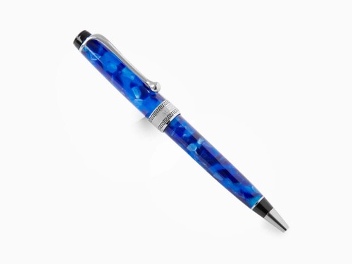 Aurora Optima Ballpoint pen, Auroloide, Blue, Chrome Trim, 998-CBA - Picture 3 of 8