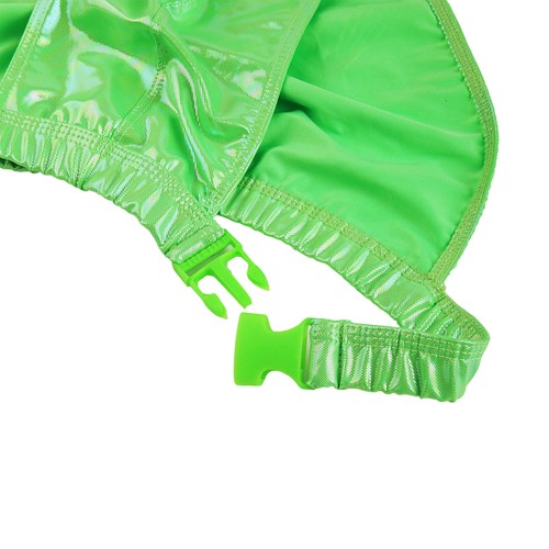 Herren Wetlook Bademode Sexy Bikini Unterwäsche Slip Laser Kunstleder Schnalle - Picture 12 of 29