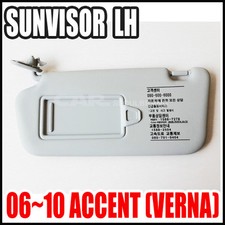 Hyundai 06~10 Accent,Verna Front Driver Left Inside Sun Visor Gray 85210-1E020QS