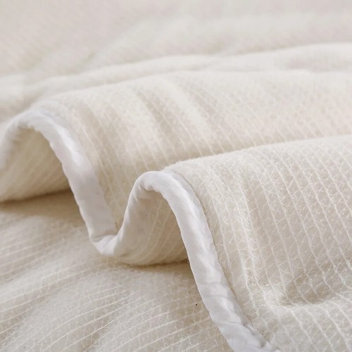100% Baumwolle Steppdecke langstapelig hochwertig reine Baumwolle Quiltkern Frühling Herbst - Bild 4 von 14