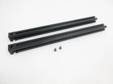 2x THORLABS RM1S 1" CONSTRUCTION CUBE SLOTTED CORNERS & 2x XE25L15 RAIL 15" LONG