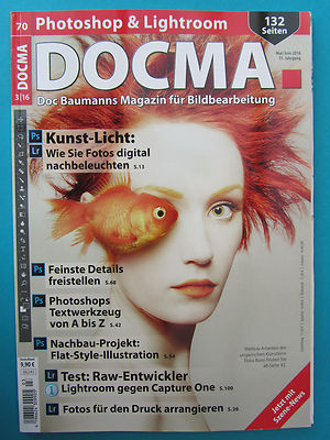 DOCMA Magazin für Bildbearbeitung Photoshop&Lightroom Mai/Juni 2016   ungelesen 