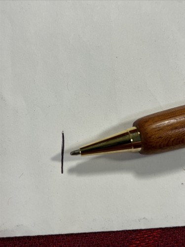 Beautiful Hand turned Handmade Cigar Style Pen Natural Wood Black ink +1 --7426 - Picture 8 of 8