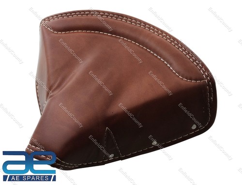 Pour Royal Enfield Lycett Faux Cuir Avant & Arrière Solo Siège Housse Paire - Photo 6/18