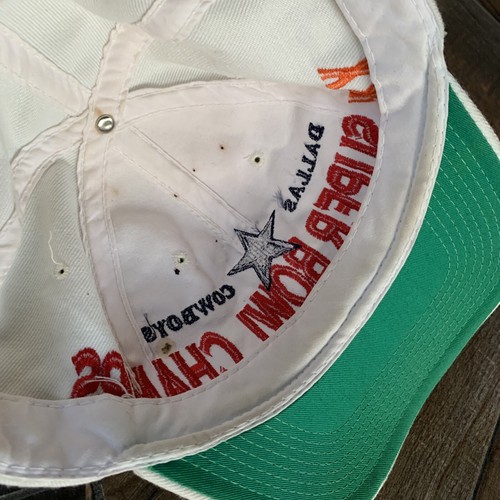 Dallas Cowboys Super Bowl 30 XXX Mens NFL Champs Leather Vintage Hat - Picture 10 of 10