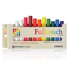 HAGOROMO Fulltouch Color Chalk Non-Toxic - [12 Pcs/10 Color Mix] 1 Box, 