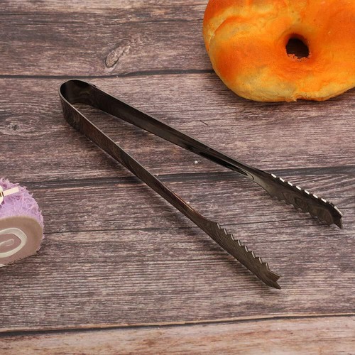 Ice Tongs 7 inch Stainless Steel Ice Tongs for Ice Bucket Small Serving Tongs... - Picture 3 of 9