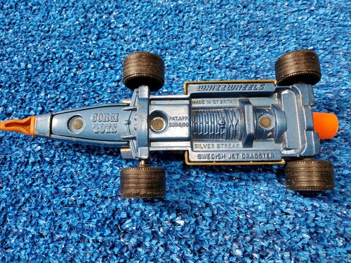 Corgi Toys 169 Silver Streak Swedish Jet Dragster made in Great Britain  - Picture 2 of 4