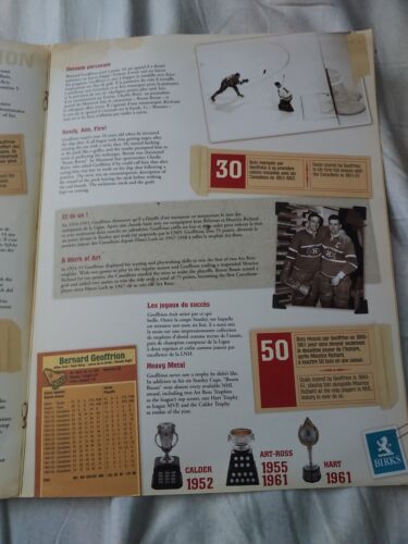 Montreal Canadiens Bernie Geoffrion Jersey Retirement Mini-Banner & Program... - Picture 3 of 4