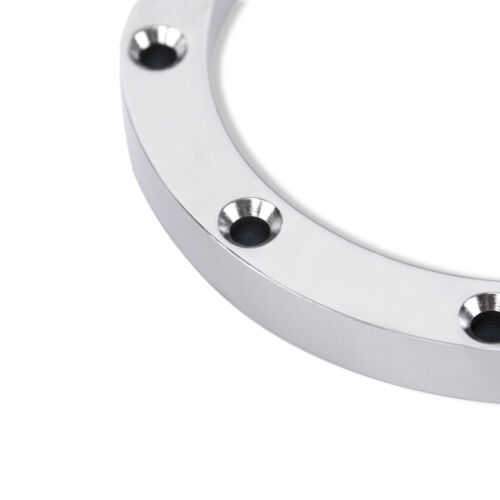 32" Chrome Manual Steering Column w/ Key & 14" Billet 9 Holes Steering Wheel Kit - Picture 12 of 14