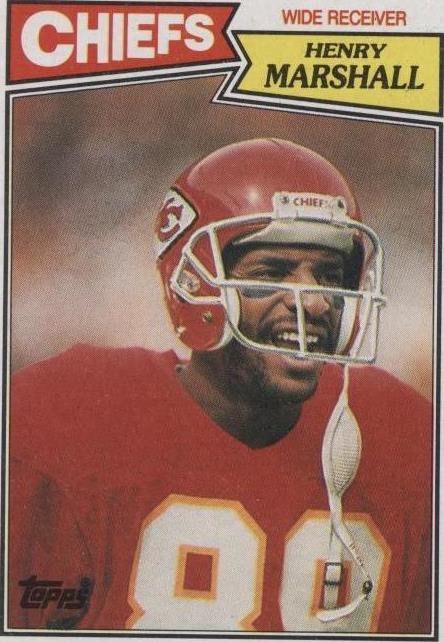 1987 Topps Henry Marshall #163 - 1 of 2