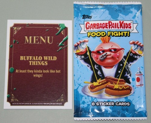 GARBAGE PAIL KIDS 2021 FOODFIGHT "GIALLO" card #51b Messy Jesse - Foto 3 di 3
