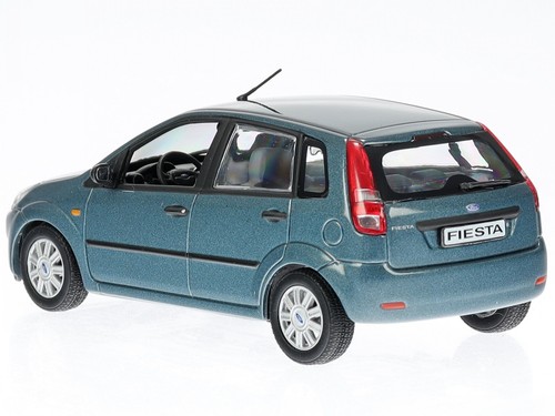 Ford Fiesta 2001 5d verde coche en miniatura Minichamps 1/43 - Imagen 3 de 4