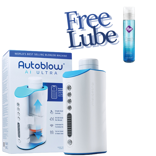 Autoblow AI Ultra: Realistische Blowjob-Maschinenhülle inklusive + gratis Gleitmittel Geschenk - Bild 1 von 7