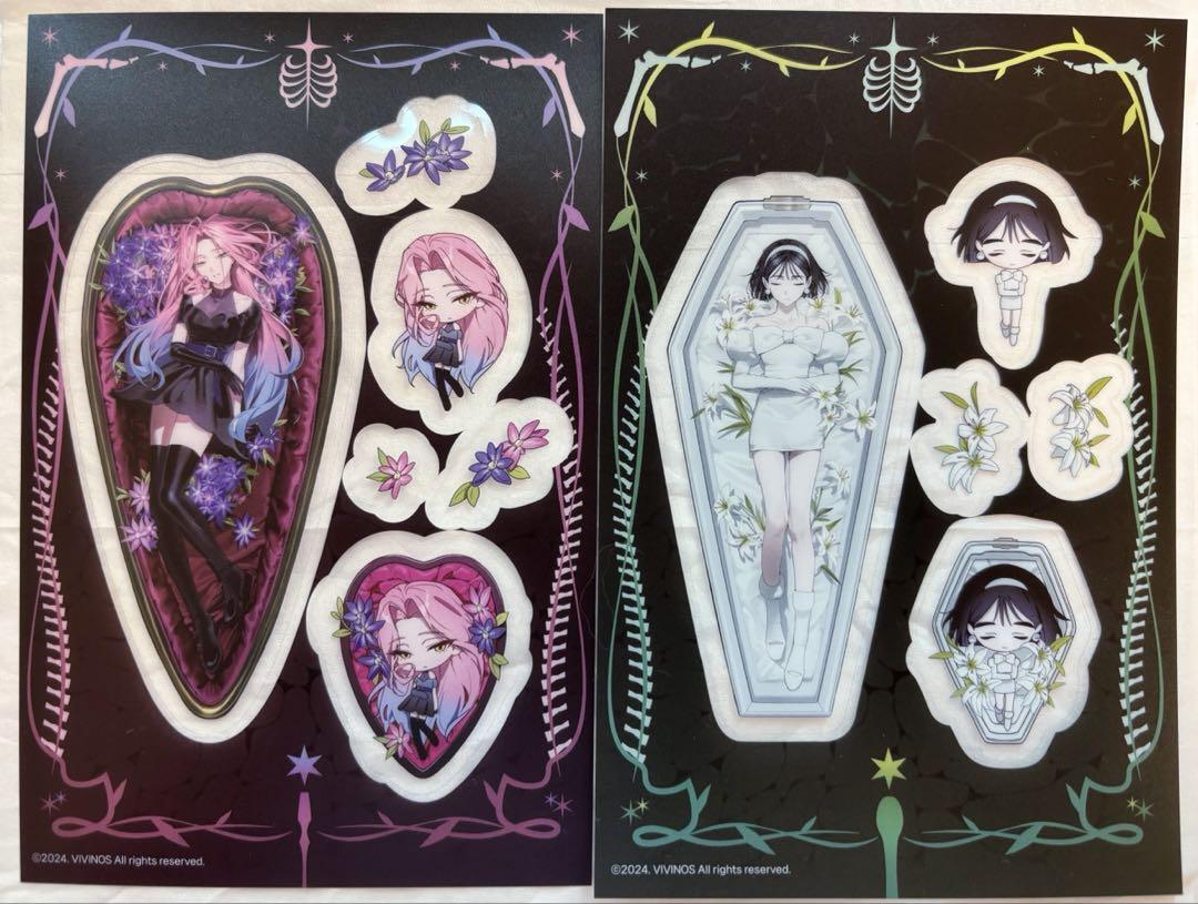 ALIEN STAGE Mizi Sua Drowing BloomMini Poster Sticker Set | eBay