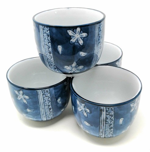 TJ Global Chinese Japanese Porcelain Tea Set with Blue Flower Design, 100%... - Picture 6 of 6