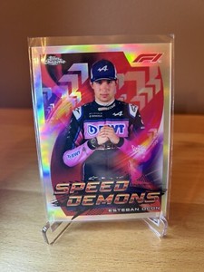2022 Topps Chrome Formula 1 Racing Speed Demons #SD-EO Esteban Ocon