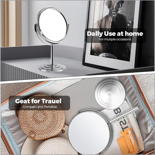 KOOSREEL Magnifying Makeup Mirror with 10X / 1X Magnification, Double Sided Vani - Picture 7 of 7
