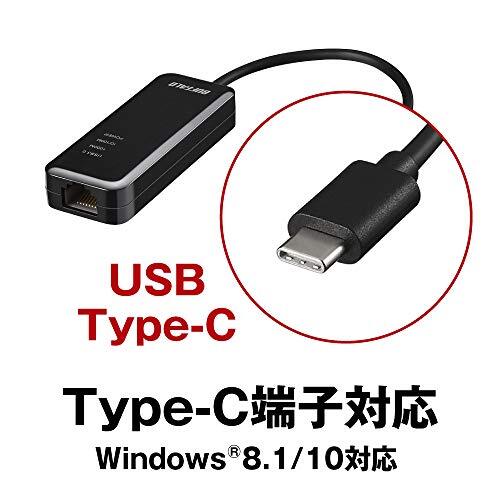 LUA4-U3-CGTE-BK Buffalo BUFFALO wired LAN adapter LUA4-U3-CGTE-BK USB Cables, - Picture 2 of 6