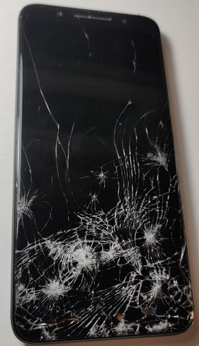 T- Mobile REVVL 2 32GB Black Read Description #475B Cracked Screen Working - Picture 6 of 7