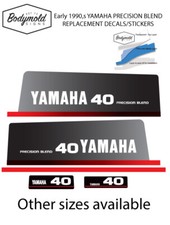YAMAHA 40hp 1990's PRECISION BLEND  replacement outboard decals