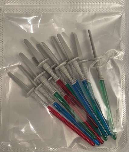 Star Wars 11pcs Light Sabers And 7 Mini Figures Cake/ Cupcake Toppers - Picture 2 of 3