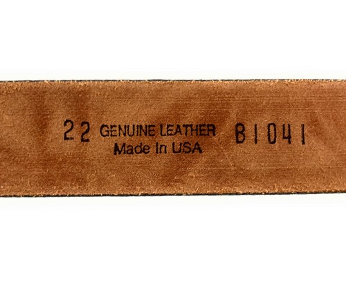 🌟Boys & Girls Floral Tooled Painted Leather Western Belt, Kid, Teen Sizes 18-32 - Picture 5 of 17