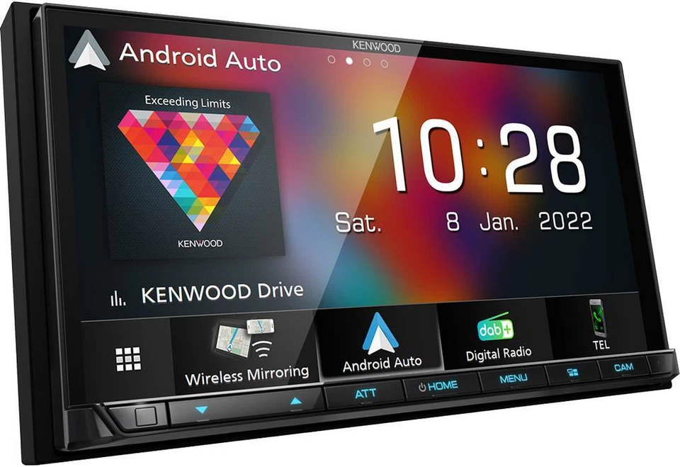 Kenwood Autoradio WiFi CarPlay Android Auto für Ford B-Max ab 2012 piano black - Bild 3 von 4