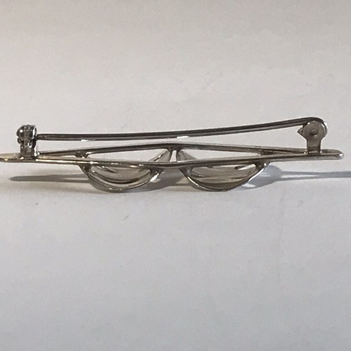 Vintage Sterlingsilber Komödie/Tragödie Brosche Anstecknadel 2" Happy Sad Faces - Bild 4 von 6