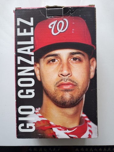 Gio GONZALEZ Bobble Head Baseball 2013 MLB Washington Nationals NEW NIB - Picture 2 of 6