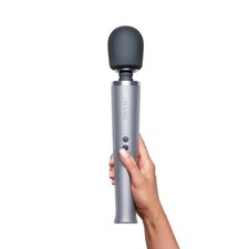 Le Wand Rechargeable Vibrating 10-Speed Wand Massager - Grey