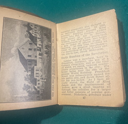 Old New York By Henry Collins Brown Softcover 1922 Antique Book Tarry At Home - Picture 7 of 10