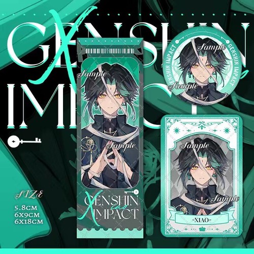 Papel de impresión de insignias de metal de impacto Genshin papel fotográfico con emblema de boleto láser - Imagen 7 de 19