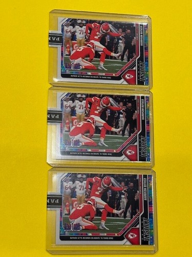 2023 Panini Instant Harrison Butker #217 versicolor /5 Chiefs Super Bowl LVIII - Picture 2 of 4