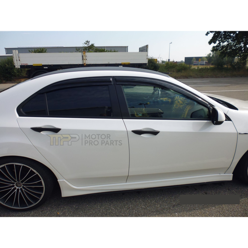 For Honda Civic Sedan 12-15 Mugen Style Window Visors WInd Guard Weather Shields - Foto 10 di 11