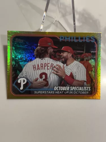 2024 Topps Update Series - Gold Rainbow Foil #US275 October Specialists Phillies