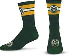 Colorado State Rams Bare Feet Lg Men's Size 10-13 Crew Socks