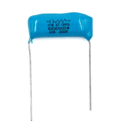 Quencharc 47 Ohms 105 1 uF 200v Resistor-Capacitor RC Arc