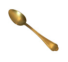 Italian MEPRA Gold Tone SPOON 7 1/16" Long 18/10 Stainless Matte Finish Italy