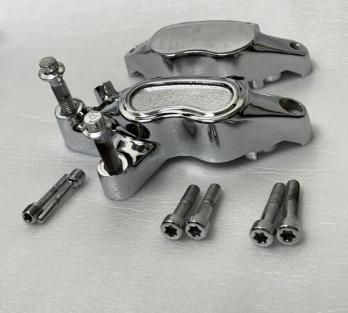 Harley Low Rider Pinza Delantera Izquierda 2020-25 Personalizada Cromo Herrajes Intercambio - Imagen 6 de 13