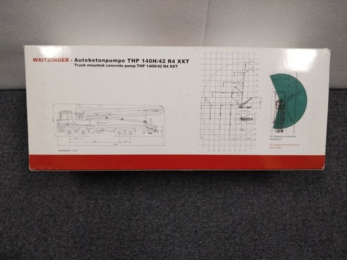 1/50 Waitzinger Truck Mounted Concrete Pump THP 140G/42 R4 XXT B5* - Picture 8 of 10