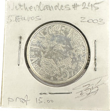 Netherlands 5 Euros 2003 Beatrix Vincent Van Gogh